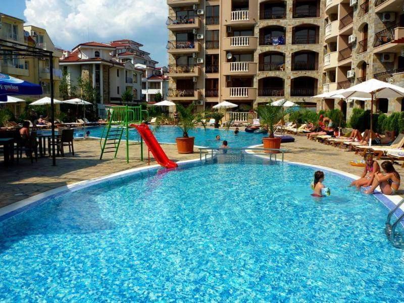 Kalia, Zweizimmer, Zweibalkon, Top-Apartment Sunny Beach Exterior photo